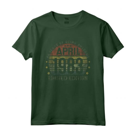 Vintage 1983 40 Anni Compleanno Uomo Donna Aprile Maglietta - Idea Regalo Unica per il 40° Compleanno