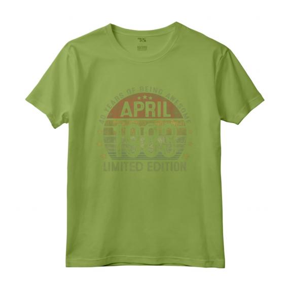 Vintage 1983 40 Anni Compleanno Uomo Donna Aprile Maglietta - Idea Regalo Unica per il 40° Compleanno