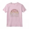 Vintage 1983 40 Anni Compleanno Uomo Donna Aprile Maglietta - Idea Regalo Unica per il 40° Compleanno