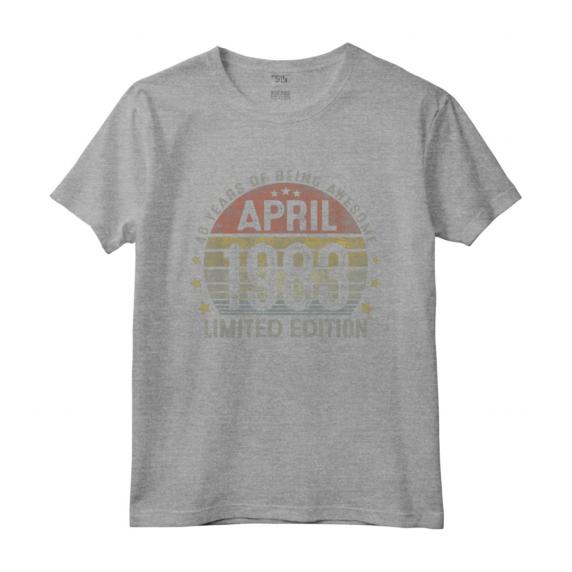 Vintage 1983 40 Anni Compleanno Uomo Donna Aprile Maglietta - Idea Regalo Unica per il 40° Compleanno