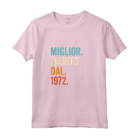 Miglior Marito Dal 1972 | Anni 52 Anniversario Matrimonio Maglietta - Regalo Vintage per Marito Sposato dal 1972