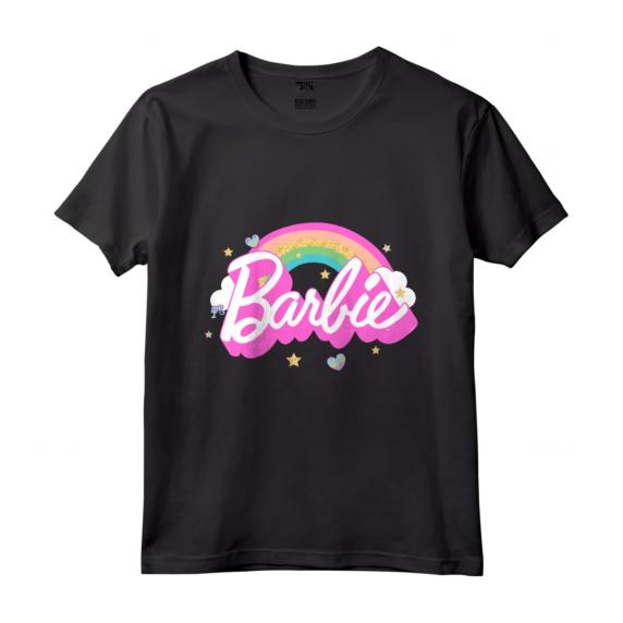 Bambino Barbie - Maglietta ufficiale Arcobaleno di Barbie, Diverse Colori e Taglie - Design Mattel