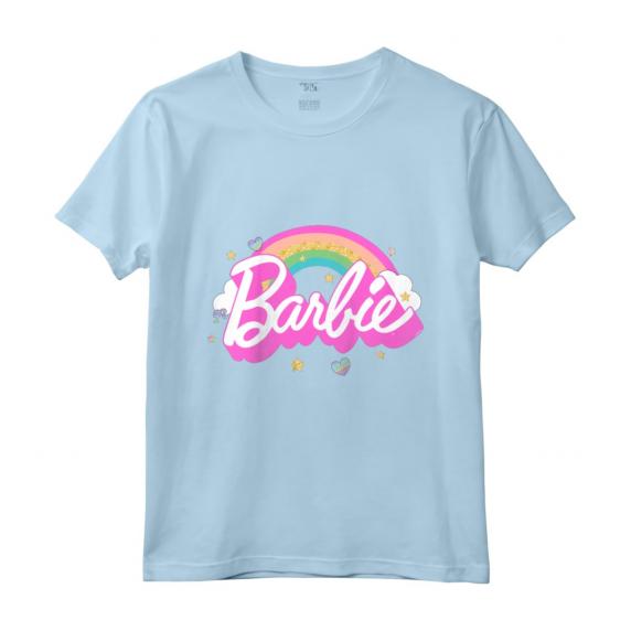 Bambino Barbie - Maglietta ufficiale Arcobaleno di Barbie, Diverse Colori e Taglie - Design Mattel