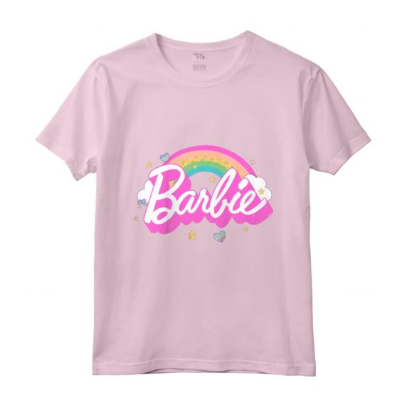 Bambino Barbie - Maglietta ufficiale Arcobaleno di Barbie, Diverse Colori e Taglie - Design Mattel