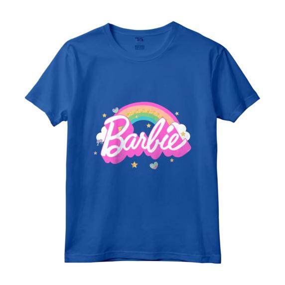 Bambino Barbie - Maglietta ufficiale Arcobaleno di Barbie, Diverse Colori e Taglie - Design Mattel