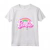 Bambino Barbie - Maglietta ufficiale Arcobaleno di Barbie, Diverse Colori e Taglie - Design Mattel