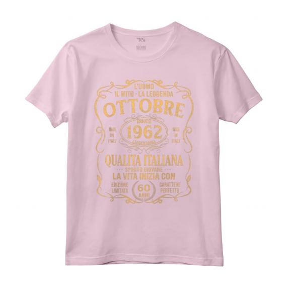Ottobre 1962 Nato Nel 1962 - Vintage 60 Anni Compleanno Uomo Maglietta - Il Mito La Leggenda - Regalo Divertente 60° Compleanno