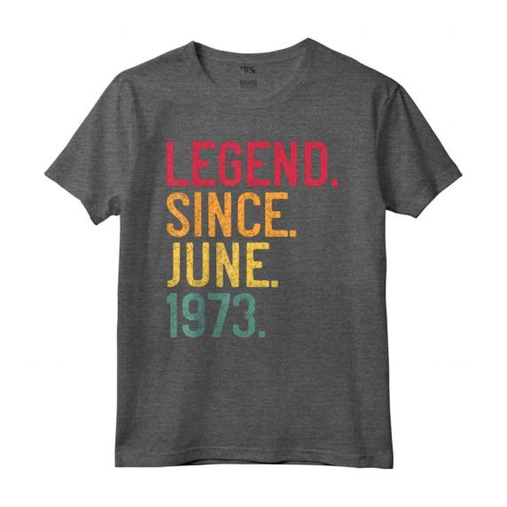 Legend Since June 1973 - 48th Birthday Vintage Maglietta - Unique Gift Idea for Men, Women, and Kids
