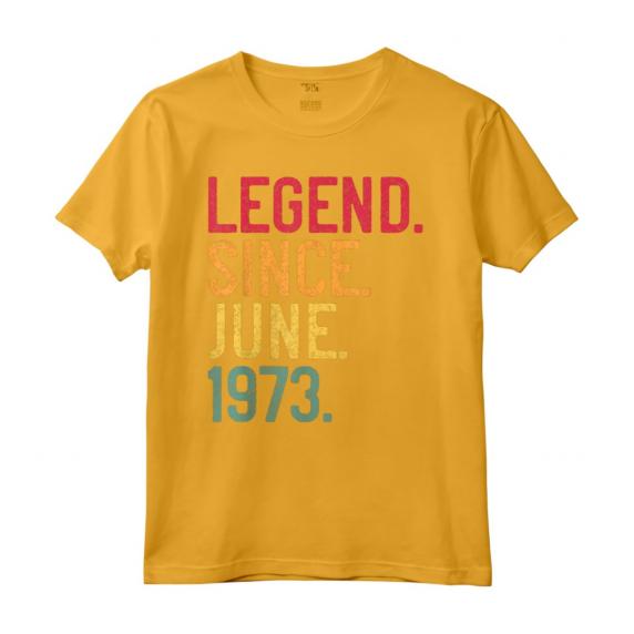Legend Since June 1973 - 48th Birthday Vintage Maglietta - Unique Gift Idea for Men, Women, and Kids