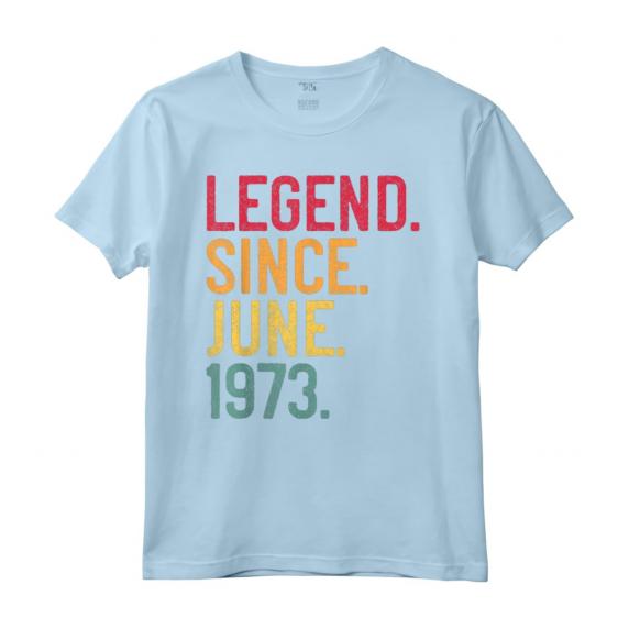 Legend Since June 1973 - 48th Birthday Vintage Maglietta - Unique Gift Idea for Men, Women, and Kids