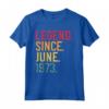 Legend Since June 1973 - 48th Birthday Vintage Maglietta - Unique Gift Idea for Men, Women, and Kids