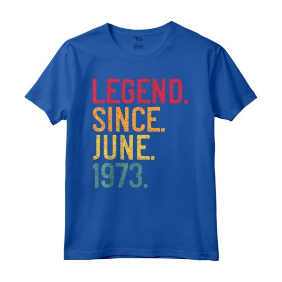 Legend Since June 1973 - 48th Birthday Vintage Maglietta - Unique Gift Idea for Men, Women, and Kids