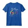 Funky Colorato Musica Chiave di Violino Nota Musicale Maglietta - T-shirt a Tema Musicale Pop con Rainbow Paint Splatter - Ideale per Scuole di Musica e Amanti degli Animali Carini