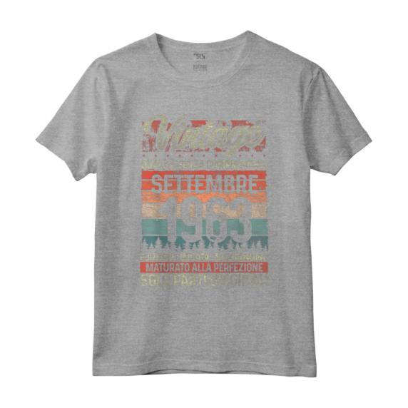 Settembre 1963 Vintage - Maglia 61 Compleanno Anni Uomo Donna - Regalo Compleanno 1963 Design Retro Vintage - Edizione Limitata