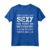 Maglietta Uomo Manica Corta Rossa - Regalo Ingegnere Sexy per la Pensione - T-Shirt Divertente con Frase Originale