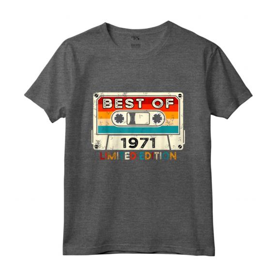 Vintage 1971 Compleanno 51 Anni Uomo Donna Maglietta - Edizione Limitata Retro Regalo