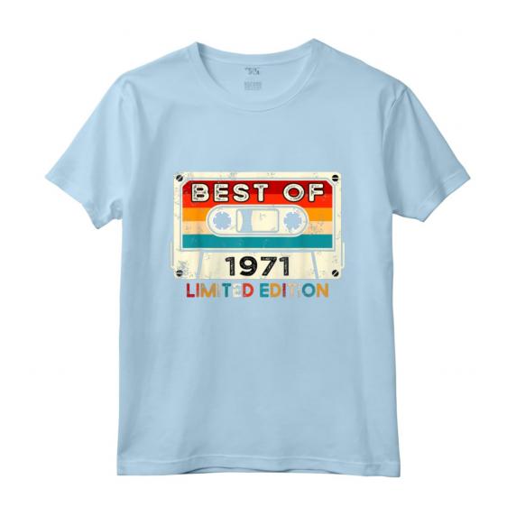 Vintage 1971 Compleanno 51 Anni Uomo Donna Maglietta - Edizione Limitata Retro Regalo