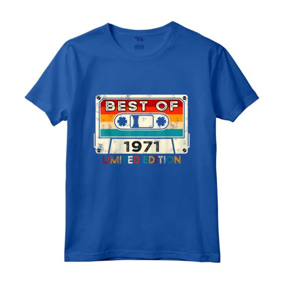 Vintage 1971 Compleanno 51 Anni Uomo Donna Maglietta - Edizione Limitata Retro Regalo