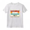 Vintage 1971 Compleanno 51 Anni Uomo Donna Maglietta - Edizione Limitata Retro Regalo