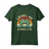 Level 40 Compleanno - Divertente Regalo di 40 Anni - Maglietta per Videogiocatori del 1980