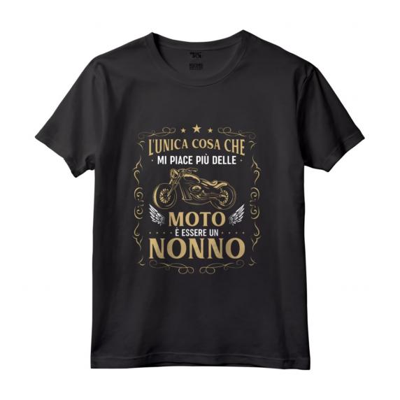Nonno Figo con la Moto - Maglia a Manica per Motociclista Regalo Biker - Ideale per Uomini e Donne Appassionati di Moto
