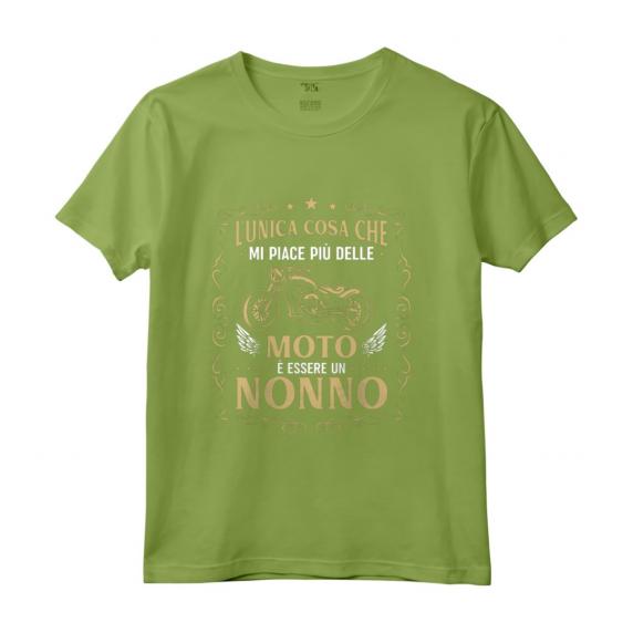 Nonno Figo con la Moto - Maglia a Manica per Motociclista Regalo Biker - Ideale per Uomini e Donne Appassionati di Moto