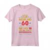 Anni 60 Compleanno Donna Uomo Divertente Regalo Vintage Maglietta - Non ho 60 ne ho 18 con 42 anni di esperienza - Ideale per Mamma, Papà, Zia, Zio, Sorella e Fratello