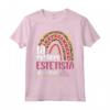 La Migliore Estetista Di Sempre Divertente Per Donna - T-shirt Regalo Colorata con Cuori e Stelle - Ideale per Natale, Compleanno o Festa della Mamma