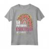 La Migliore Estetista Di Sempre Divertente Per Donna - T-shirt Regalo Colorata con Cuori e Stelle - Ideale per Natale, Compleanno o Festa della Mamma