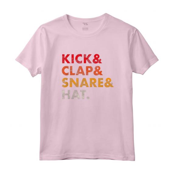 Kick Clap Snare Hat - Vintage Analog Drum Synth Producer Nerd Maglietta - Regalo per Amanti dell'Analogico e della Tecnologia Musicale