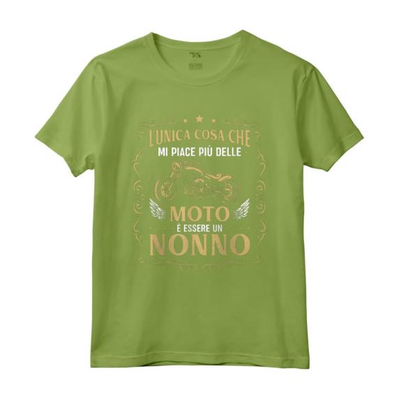 Nonno Figo Con La Moto - Maglietta per Motociclista - Regalo Biker per Uomini e Donne Amanti delle Moto