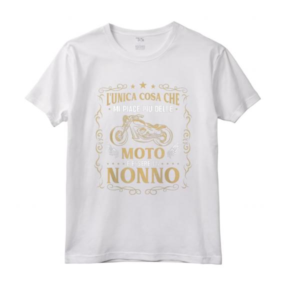 Nonno Figo Con La Moto - Maglietta per Motociclista - Regalo Biker per Uomini e Donne Amanti delle Moto
