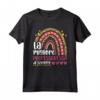 La Migliore Professoressa Di Sempre - T-shirt Divertente per Donna con Design Arcobaleno e Cuori - Regalo Speciale per Insegnanti