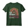 La Migliore Professoressa Di Sempre - T-shirt Divertente per Donna con Design Arcobaleno e Cuori - Regalo Speciale per Insegnanti