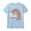 La Migliore Professoressa Di Sempre - T-shirt Divertente per Donna con Design Arcobaleno e Cuori - Regalo Speciale per Insegnanti