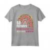 La Migliore Professoressa Di Sempre - T-shirt Divertente per Donna con Design Arcobaleno e Cuori - Regalo Speciale per Insegnanti