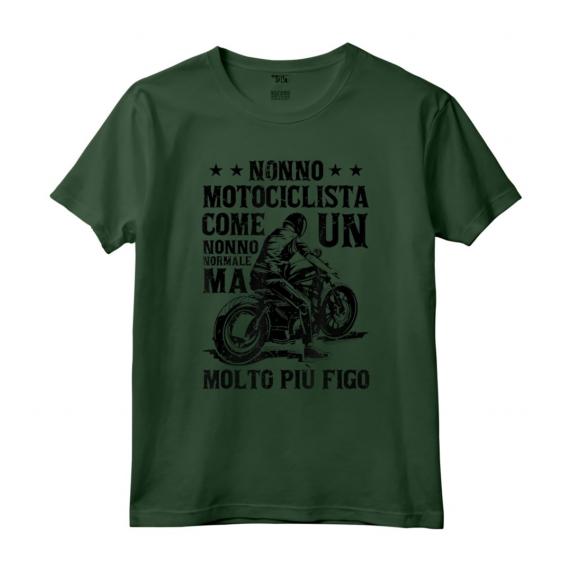 Nonno Motociclista - Maglietta Biker per Veri Amanti delle Moto - Regalo Unico per Uomini e Donne