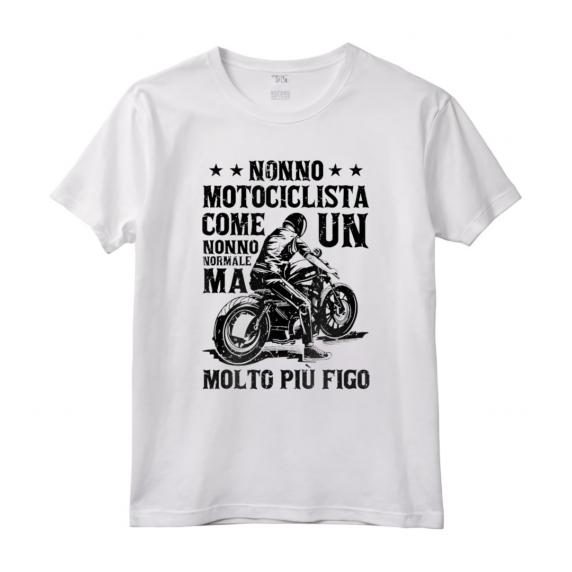 Nonno Motociclista - Maglietta Biker per Veri Amanti delle Moto - Regalo Unico per Uomini e Donne