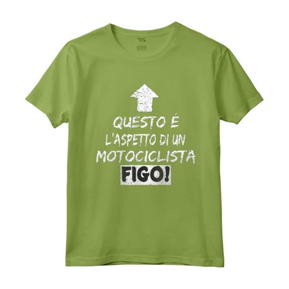 Motociclista Figo - Divertente Idea Regalo per Motociclisti - Maglietta Leggera con Doppia Cucitura