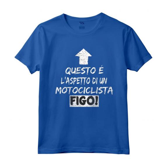 Motociclista Figo - Divertente Idea Regalo per Motociclisti - Maglietta Leggera con Doppia Cucitura