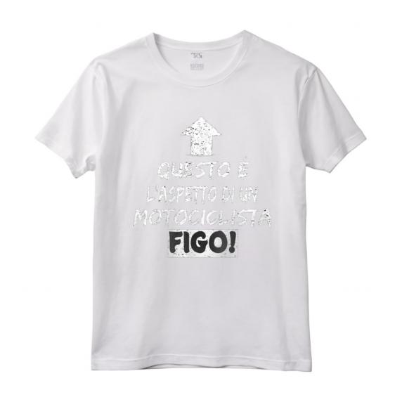 Motociclista Figo - Divertente Idea Regalo per Motociclisti - Maglietta Leggera con Doppia Cucitura