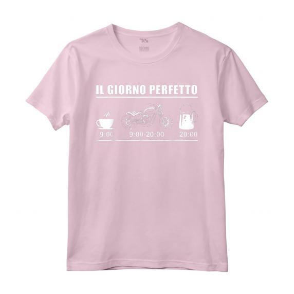 Motociclista Regalo Biker Giorno Perfetto Moto E Birra Maglietta - Design Cool per Appassionati di Moto e Birra