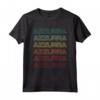 Hello My Italian Name Is Azzurra - Ragazza Italiana Retro Groovy Party Maglietta - Design Bold Rainbow Colors
