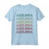 Hello My Italian Name Is Azzurra - Ragazza Italiana Retro Groovy Party Maglietta - Design Bold Rainbow Colors