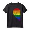 Rainbow Heart LGBT Matching Couple Day Pride Friends Gift Maglietta - Love is Love T-shirt for National Coming Out Day