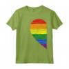 Rainbow Heart LGBT Matching Couple Day Pride Friends Gift Maglietta - Love is Love T-shirt for National Coming Out Day