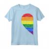 Rainbow Heart LGBT Matching Couple Day Pride Friends Gift Maglietta - Love is Love T-shirt for National Coming Out Day