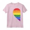 Rainbow Heart LGBT Matching Couple Day Pride Friends Gift Maglietta - Love is Love T-shirt for National Coming Out Day