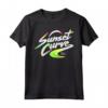 HapTiger Sunset Curve Logo Maglietta - Officially Licensed Apparel for Fans