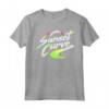 HapTiger Sunset Curve Logo Maglietta - Officially Licensed Apparel for Fans